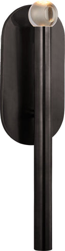 Rousseau Medium Bath Sconce | Bronze | Clear Glass Orb