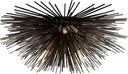 Strada Small Flush Mount | Aged Iron