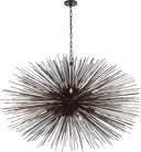 Strada Large Oval Chandelier | Aged Iron