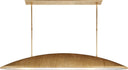 Utopia Large Linear Pendant | Gild | Frosted Acrylic