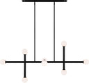 Nodes Large Linear Chandelier | Midnight Black