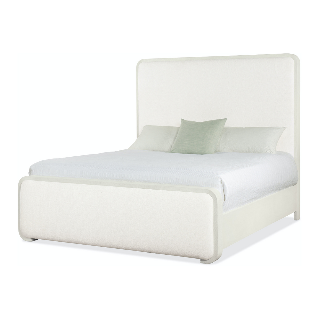 Tranquil Harbor Upholstered Panel Bed | King