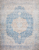 Loloi II | Layla Collection | Blue / Tangerine | LAY-07