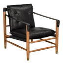Luther Chair | Ebony Black Leather