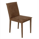 Newton Dining Chair | Brown Leather