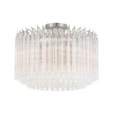 Lofton 18'' Polished Nickel Semi Flush Mount