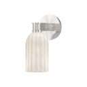 Lotus 5'' Polished Nickel Sconce