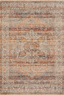 Loloi | Lourdes Collection | Tangerine / Ocean | LOU-07