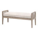 Leone Bench | LiveSmart Gellar Linen
