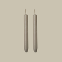 Blitzen Cylindrical Candles | Linen Grey