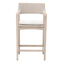 Lucia Outdoor Counter Stool | Gray Teak