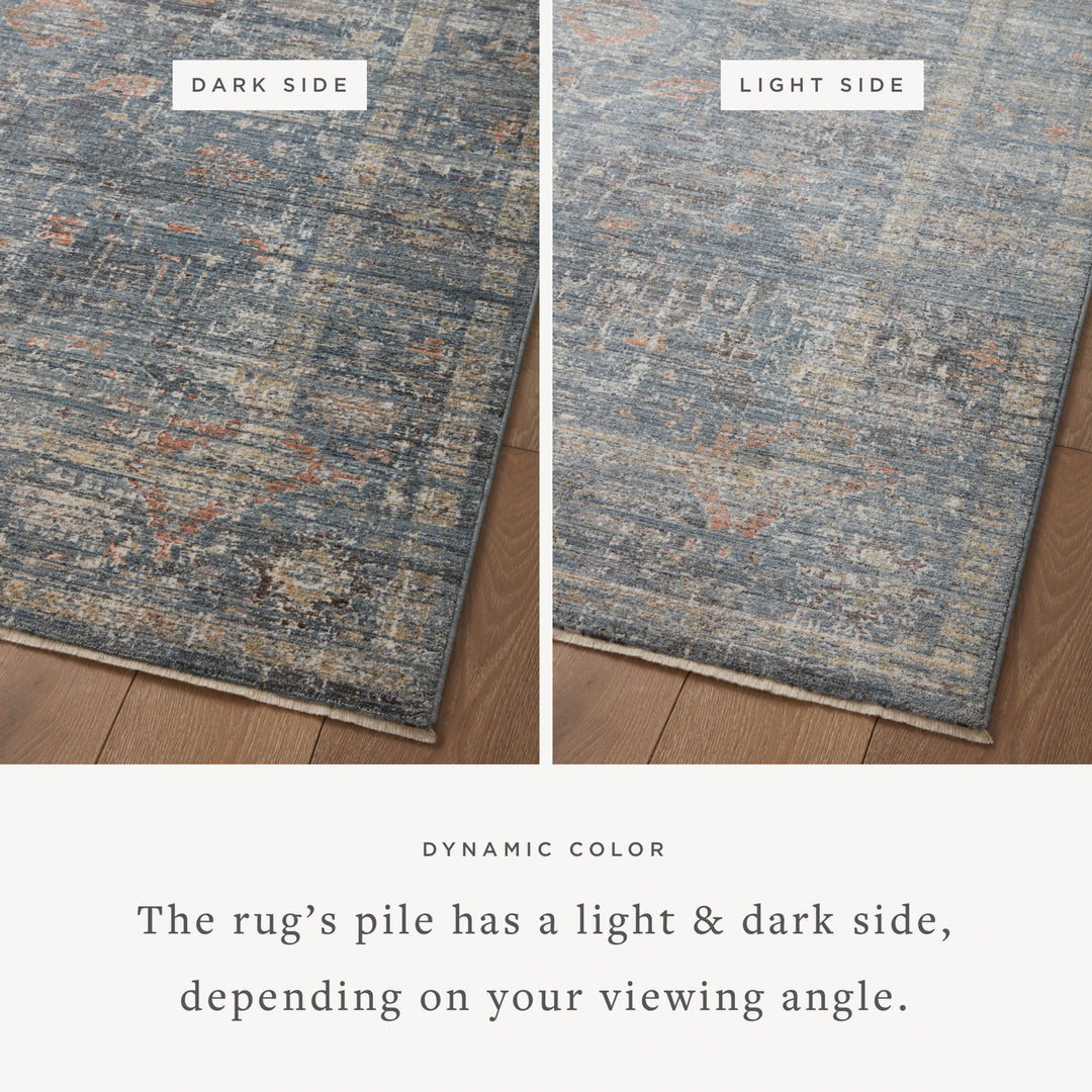 Magnolia Home by Joanna Gaines x Loloi | Millie Collection | Denim / Multi