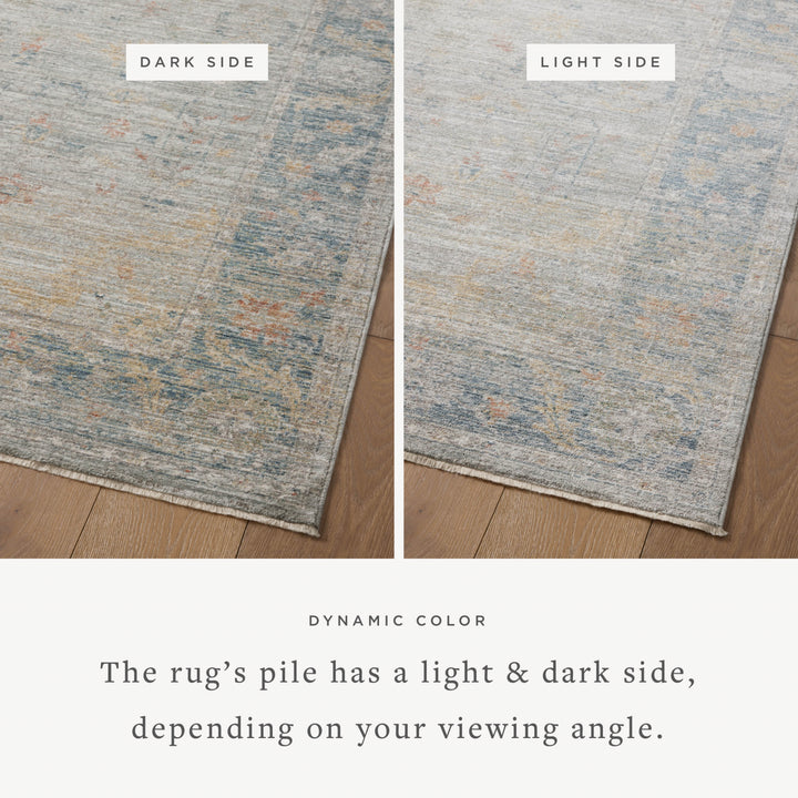 Magnolia Home by Joanna Gaines x Loloi | Millie Collection | Slate / Multi