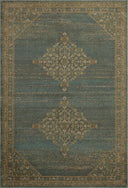 Magnolia Home by Joanna Gaines x Loloi | Mona Collection | Aqua / Wheat | MOA-04