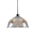 Nova Prismatic Glass Dome Pendant Light 30cm