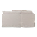Fable Slipcover Dining Banquette U-Shape Beige 154 in.