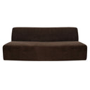 Naomi Convex Sofa Dark Brown