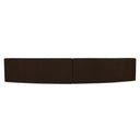 Naomi 2 Piece Concave Modular Sectional Dark Brown