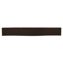 Naomi 3 Piece Wave Modular Sectional Dark Brown