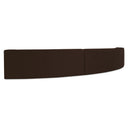 Naomi 3 Piece Concave Modular Sectional Dark Brown