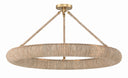 Oakley 32'' Integrated LED Soft Gold Semi Flush Mount