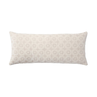 Ava Pillow | Ivory | 13" x 35"