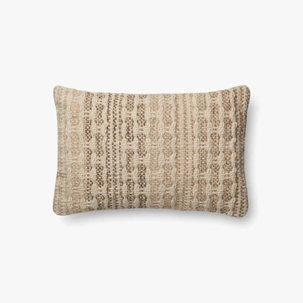 Embrun Ivory / Slate Pillow