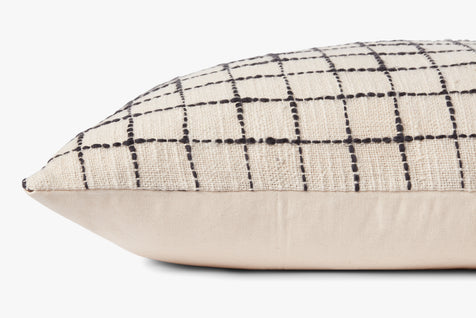 Mary Pillow | Ivory / Black