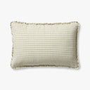 Chris Love Juilia x Loloi | Dinah Ivory/Moss Pillow | 16" x 26"