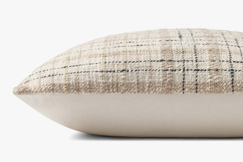 Cricket Beige / Black Pillow