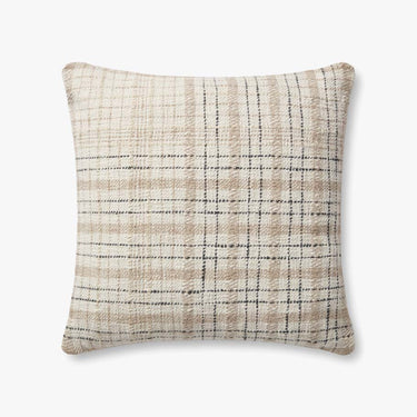 Cricket Beige / Black Pillow