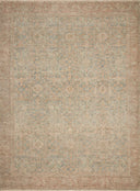 Loloi | Priya Collection | Denim / Rust | PRY-06