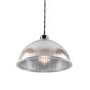 Nova Prismatic Glass Dome Pendant Light 30cm