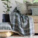 Sicily Olive on White Pillow