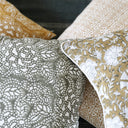 Sicily Olive on White Pillow