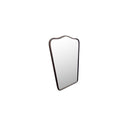 Keyes Mirror Blackened Bronze Cast Aluminum