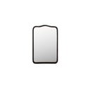 Keyes Mirror Blackened Bronze Cast Aluminum