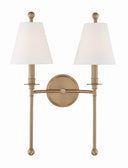 Riverdale 15'' Aged Brass Sconce
