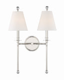 Riverdale 15'' Polished Nickel Sconce