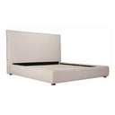 Luzon King Bed Tall Headboard Wheat