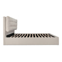 Sebastion King Storage Bed Cream