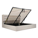 Sebastion Queen Storage Bed Cream