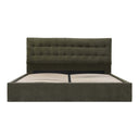 Sebastion Queen Storage Bed Green