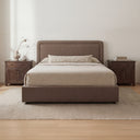 Simon Queen Storage Bed Brown