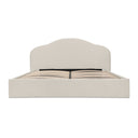 Maggie King Storage Bed Cream