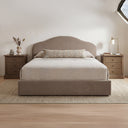 Maggie Queen Storage Bed Taupe