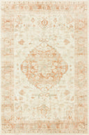 Loloi II | Rosette Collection | Ivory / Terracotta | ROS-03