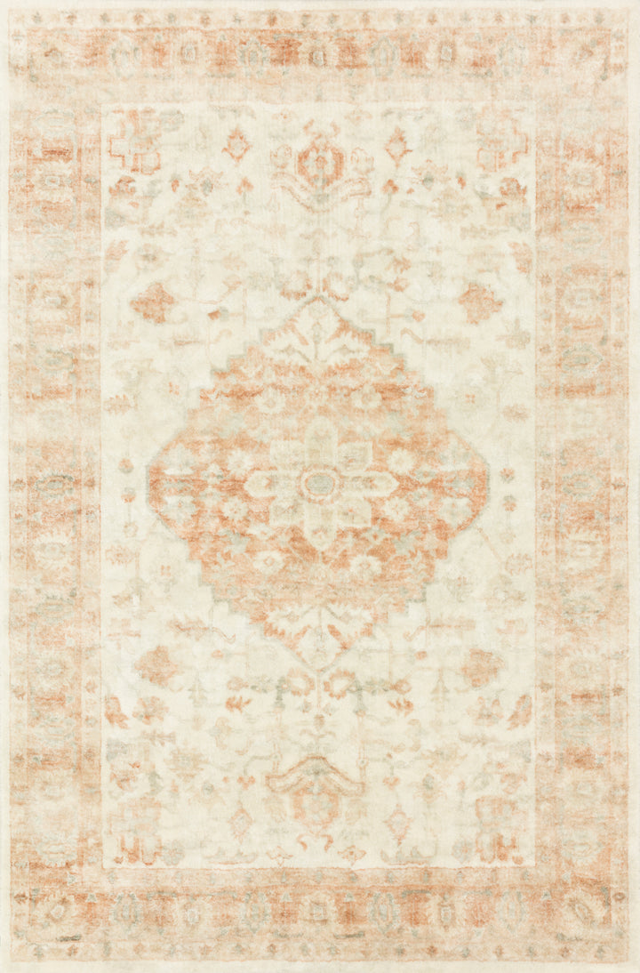 Loloi II | Rosette Collection | Ivory / Terracotta