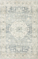 Loloi II | Rosette Collection | Denim / Fog | ROS-07