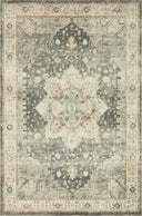 Loloi II | Rosette Collection | Slate / Ivory | ROS-09